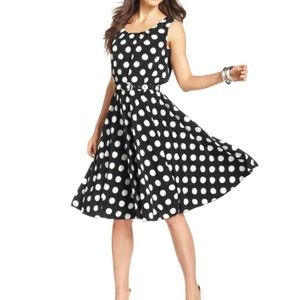 Alfani Polka Dot Summer Dress